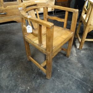 Chair Barrel Back Wooden Chair