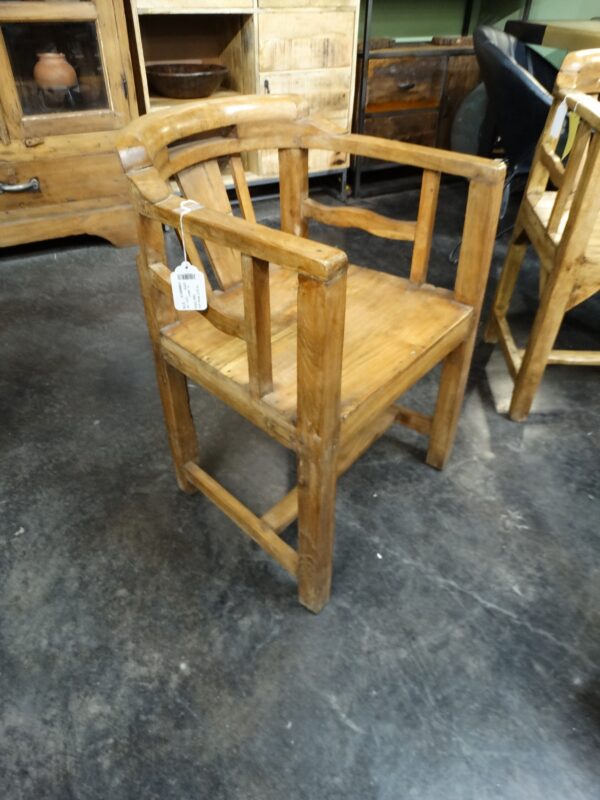 Chair Barrel Back Wooden Chair