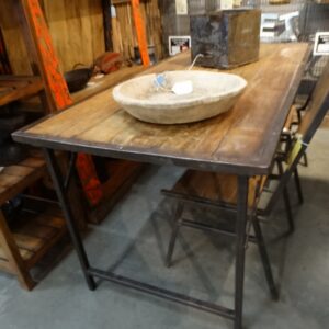 Table Folding Table with Wood Top