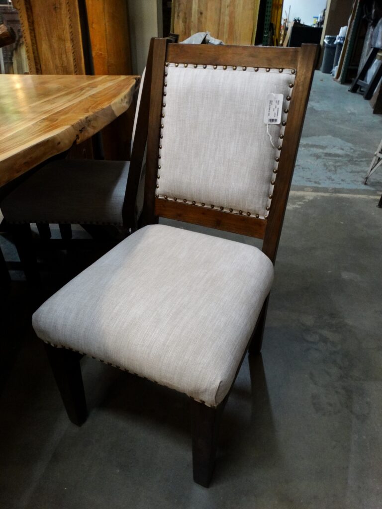 Chair Upholstered Dining Chair Square Back