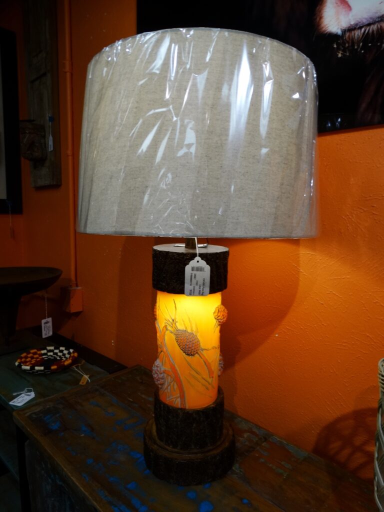 Lamp Forest Pine Cone Lamp