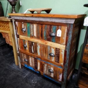Dresser Reclaimed Wood Colorful Dresser Chest of Drawers