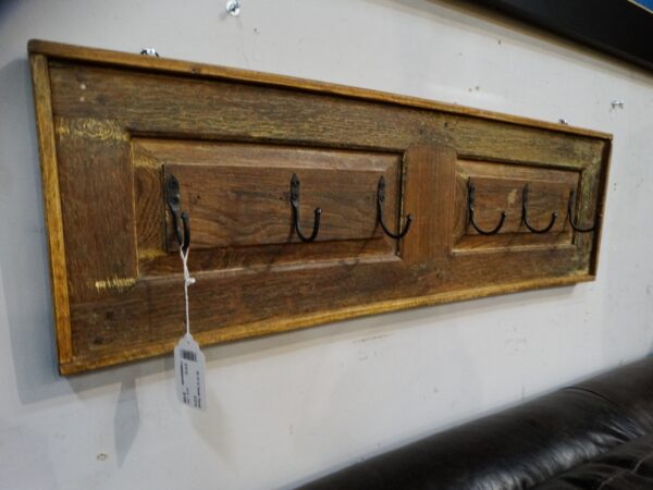 Hook Reclaimed Board with 6 Hooks Coat Rack