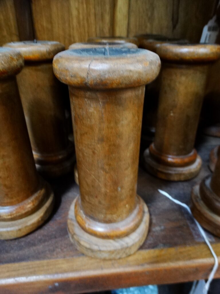Candleholder Reclaimed Spool Candle Holder