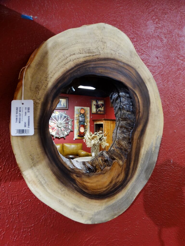 Mirror Wood Cut Mirror Heavy