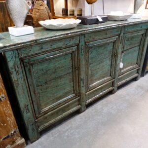 Sideboard Teal Lacquered Sideboard