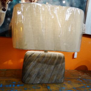 Lamp Ridged Base Table Lamp