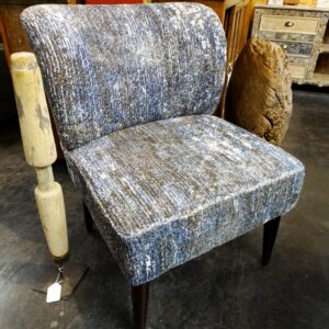 Chair Upholstered Chair Blue Brown