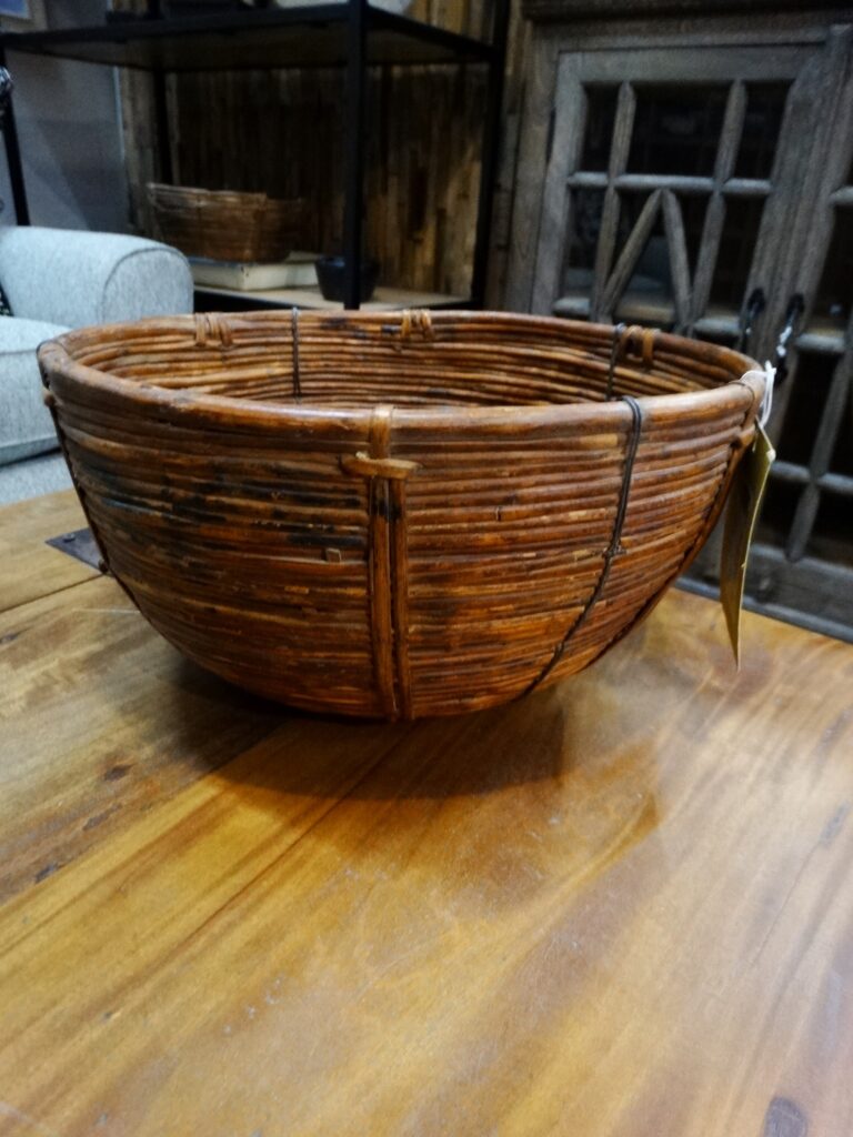 Basket Woven Twig Basket