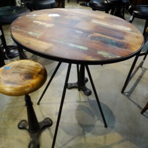 Table Pedestal Medal Tripod Bistro Round Table