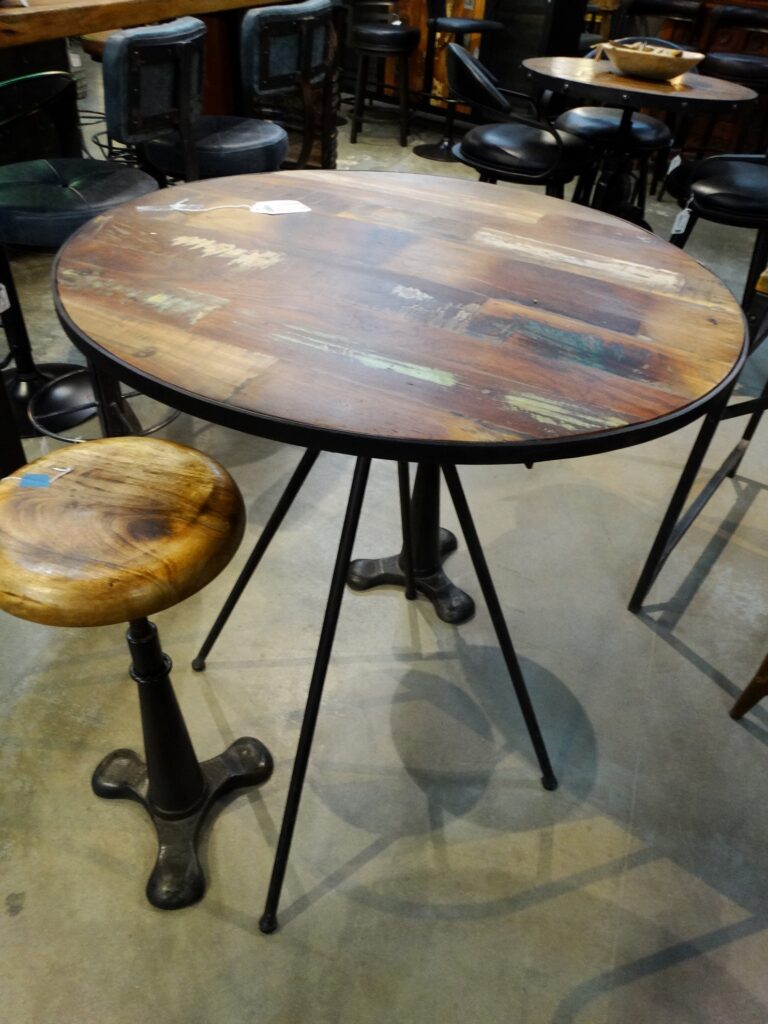 Table Pedestal Medal Tripod Bistro Round Table
