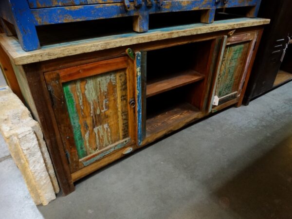 Cabinet Reclaimed Wood TV Console Cabinet