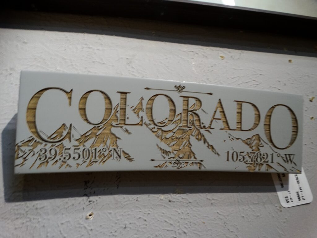 Sign Colorado Statistics Placard Sign