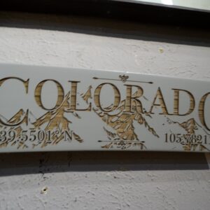 Sign Colorado Statistics Placard Sign