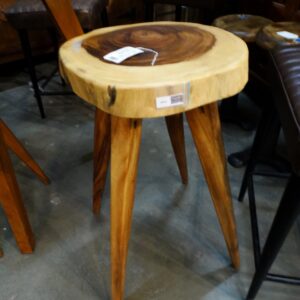 Stool Wood Cut Seat Counter Stool