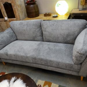 Sofa Gray Plush Sofa