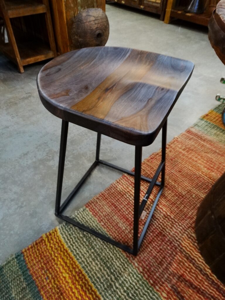 Wood Seat Counter Stool Midnight
