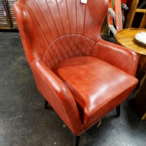 Arm Chair Traditional Arm Chair Wingback Red