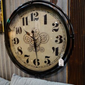 Clock Round Wall Clock with Center Gears