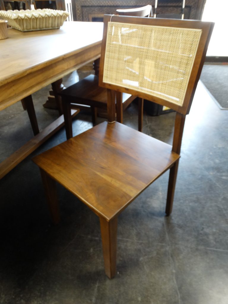 Chair Cane Back Wooden Dining Chair